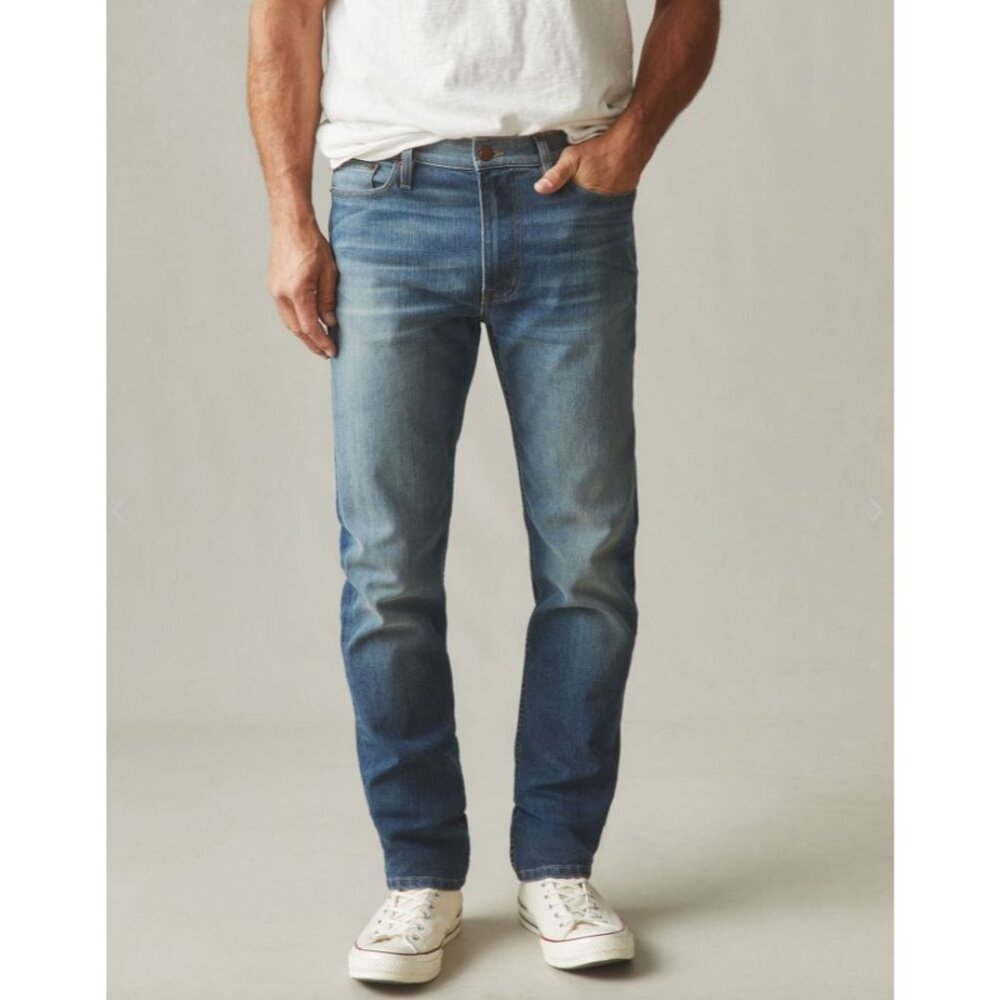 NWOT American Giant Mens 34W 30L Roughneck Stretch Canvas‎ Straight Fit Jeans
